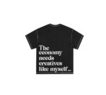 Black M4C Quote T-Shirt - Image 2