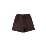 Brown Drop Crotch Shorts